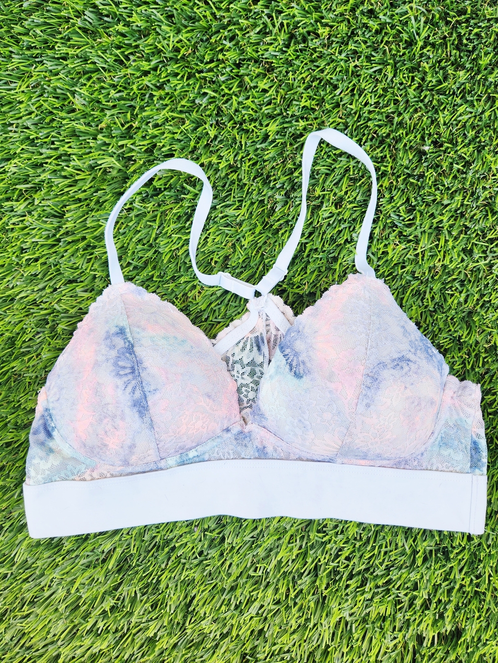 Victoria's Secret Pastel Tie-Dye Lace Bralette